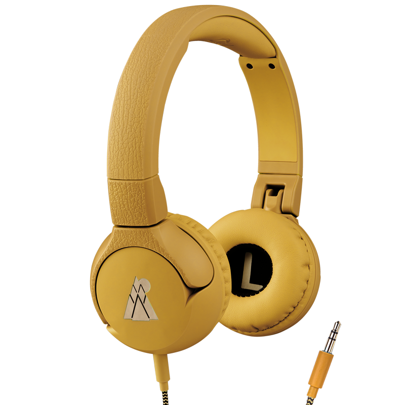 The Elephant Yellow POGS headphones UK